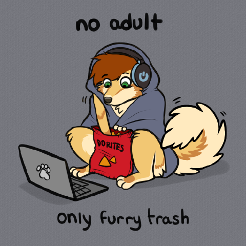 No Adult Only Furry Trash