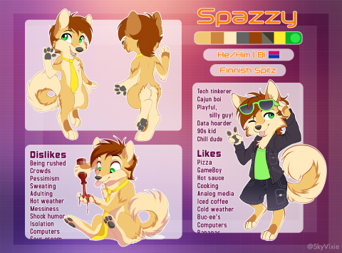 Spazzy Ref Sheet