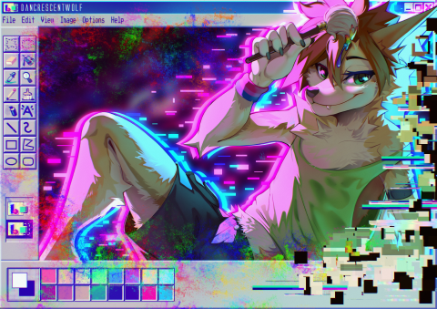 Glitchcore paint.exe