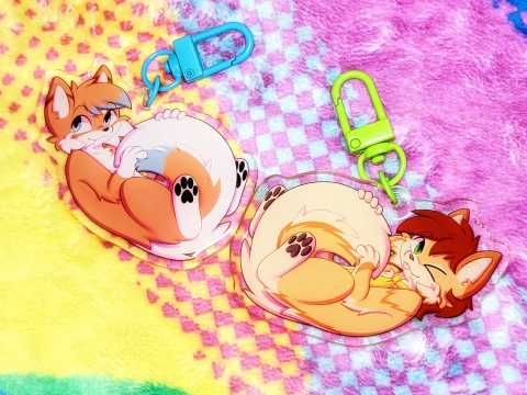 Kyru and Spazzy charms