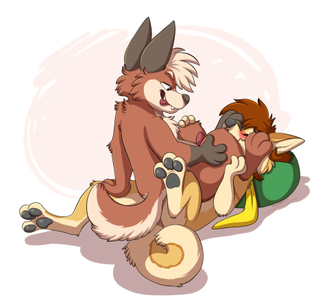 Getting my daily serving of beans from Forgi 🐾 (nsfw)