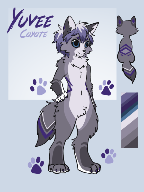 Yuvee the yote design
